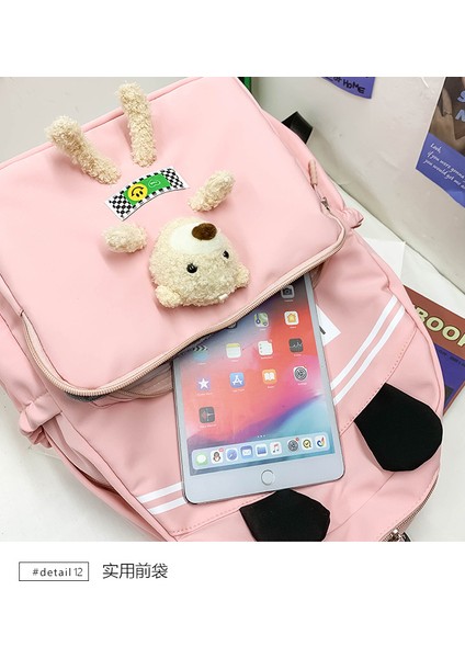 Yeni Büyük Kapasiteli Karikatür Ayı Sırt Çantası Kadın Moda Açık Seyahat Okul Çantası Sırt Çantası (Yurt Dışından) indirimleri