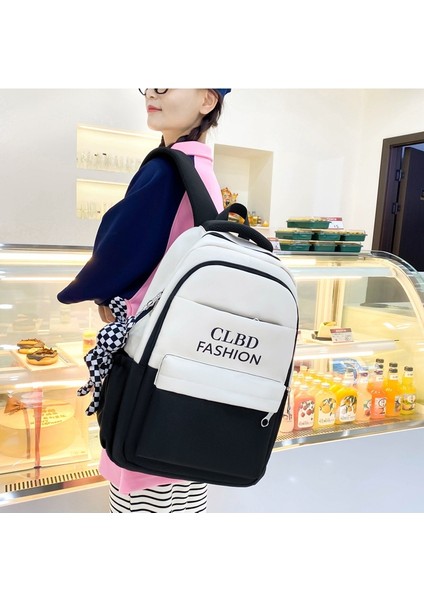 Sırt Çantası 2023 Yeni Sırt Çantası Ortaokul Kampüsü Büyük Kapasiteli Yük Azaltma Ultra Hafif Üç Parçalı Öğrenci Okul Çantası (Yurt Dışından) modelleri