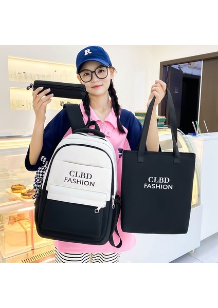 Sırt Çantası 2023 Yeni Sırt Çantası Ortaokul Kampüsü Büyük Kapasiteli Yük Azaltma Ultra Hafif Üç Parçalı Öğrenci Okul Çantası (Yurt Dışından) fırsatları