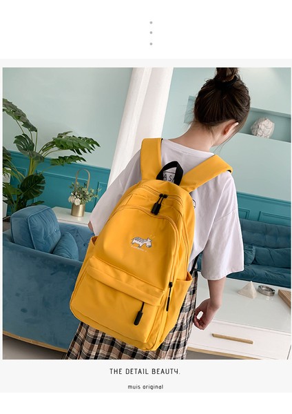 Ortaokul Öğrencileri Lise Öğrencileri Sırt Çantası Kadın Büyük Kapasiteli Çok Katmanlı Basit Ortaokul Öğrencileri Sırt Çantası Moda Okul Çantası (Yurt Dışından) modelleri