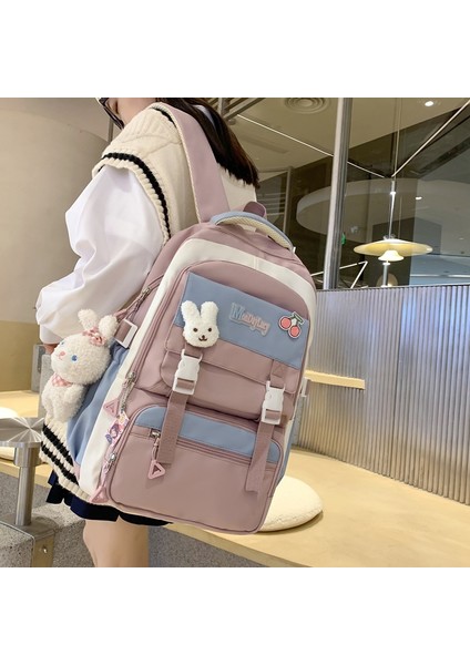 Love Home Schoolbag Kızlar Ilkokul Öğrencileri Üçüncü Ila Altıncı Sınıf Kızlar Sevimli Kampüs Sırt Çantası Orta Okul Öğrencileri Ortaokul Öğrencileri Sırt Çantası (Yurt Dışından)