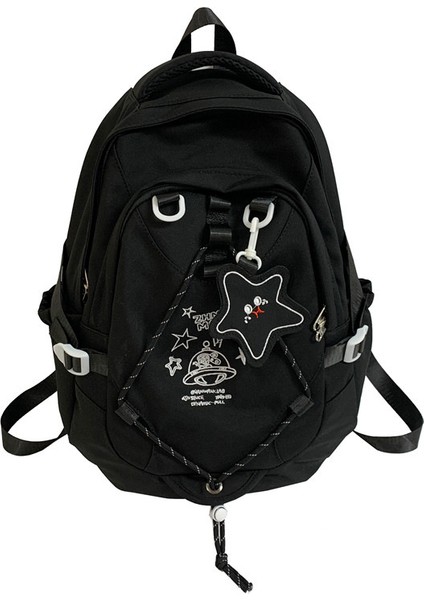 Okul Çantası Kadın Ortaokul Öğrencisi Lise Öğrencisi Taze Kız Büyük Kapasiteli Sırt Çantası Ortaokul Kolej Öğrencisi Sevimli Sırt Çantası (Yurt Dışından)