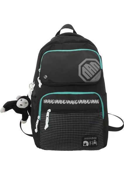 Öğrencilerin Yeni Moda Okul Çantası Ortaokul Öğrencileri Eğlence Seyahat Sırt Çantası Tüm Maç Eğlence Büyük Kapasiteli Sırt Çantası (Yurt Dışından)