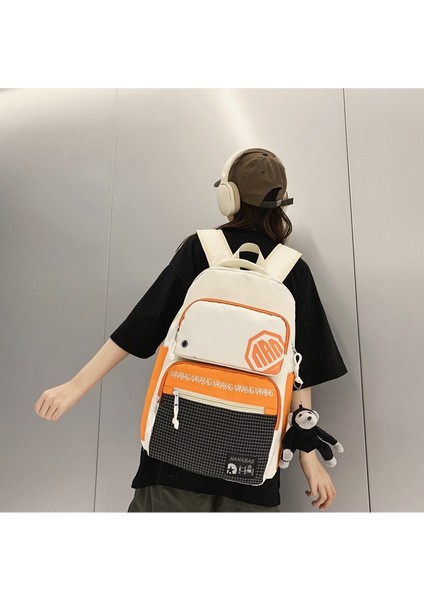 Öğrencilerin Yeni Moda Okul Çantası Ortaokul Öğrencileri Eğlence Seyahat Sırt Çantası Tüm Maç Eğlence Büyük Kapasiteli Sırt Çantası (Yurt Dışından) modelleri