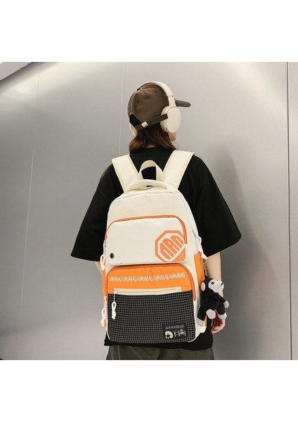 Öğrencilerin Yeni Moda Okul Çantası Ortaokul Öğrencileri Eğlence Seyahat Sırt Çantası Tüm Maç Eğlence Büyük Kapasiteli Sırt Çantası (Yurt Dışından) fırsatları