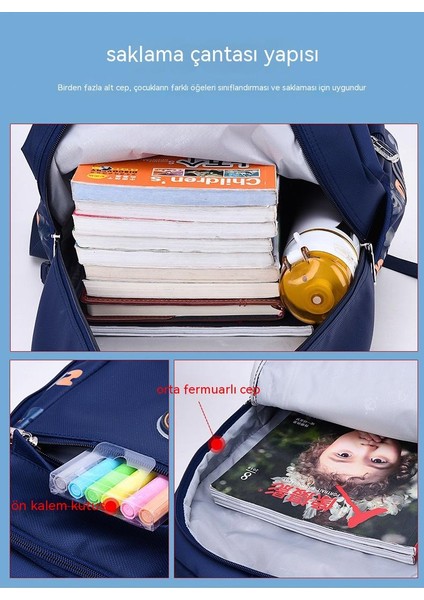 Yeni Çocuk Eğlence Okul Çantası Hafif ve Nefes Alabilir, Ilk ve Orta Okul Erkek Çocukları Için 1-3. Sınıflar Için Büyük Kapasiteli Sırt Çantasıdır. (Yurt Dışından) modelleri