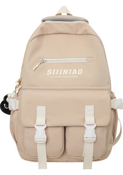 Ortaokul Öğrencileri Için Okul Çantaları 2023 Yeni Kore Versiyonu Modaya Uygun Tüm Maç Sırt Çantası Basit Rahat Büyük Kapasiteli Seyahat Sırt Çantası (Yurt Dışından)