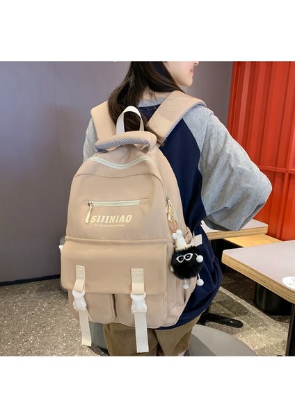 Ortaokul Öğrencileri Için Okul Çantaları 2023 Yeni Kore Versiyonu Modaya Uygun Tüm Maç Sırt Çantası Basit Rahat Büyük Kapasiteli Seyahat Sırt Çantası (Yurt Dışından) modelleri