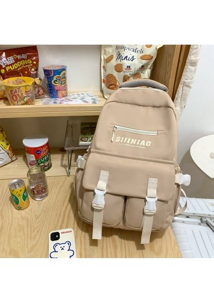 Ortaokul Öğrencileri Için Okul Çantaları 2023 Yeni Kore Versiyonu Modaya Uygun Tüm Maç Sırt Çantası Basit Rahat Büyük Kapasiteli Seyahat Sırt Çantası (Yurt Dışından) fırsatları