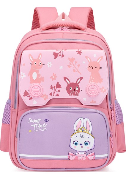 Erkekler ve Kızlar Için Yeni Okul Çantaları Sevimli Karikatür Çocuk Sırt Çantası Kampüs 3-6 Sınıf Hafif Sırt Çantası Önerilen Yükseklik 130-160CM (Yurt Dışından)