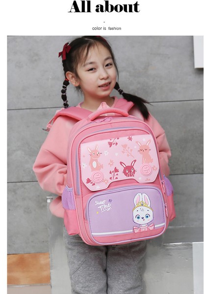 Erkekler ve Kızlar Için Yeni Okul Çantaları Sevimli Karikatür Çocuk Sırt Çantası Kampüs 3-6 Sınıf Hafif Sırt Çantası Önerilen Yükseklik 130-160CM (Yurt Dışından) fırsatları