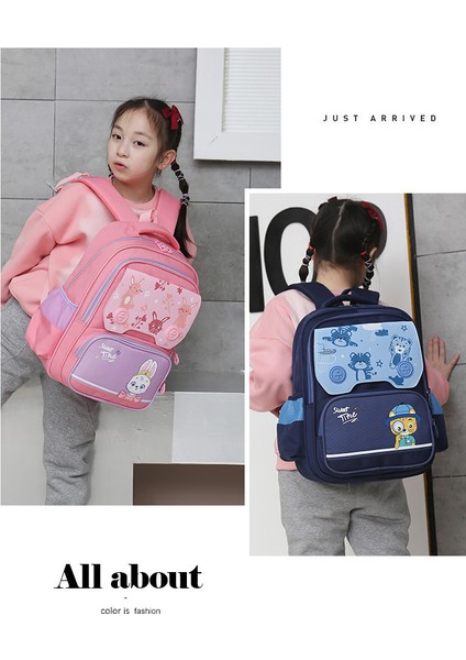 Erkekler ve Kızlar Için Yeni Okul Çantaları Sevimli Karikatür Çocuk Sırt Çantası Kampüs 3-6 Sınıf Hafif Sırt Çantası Önerilen Yükseklik 130-160CM (Yurt Dışından) indirimleri