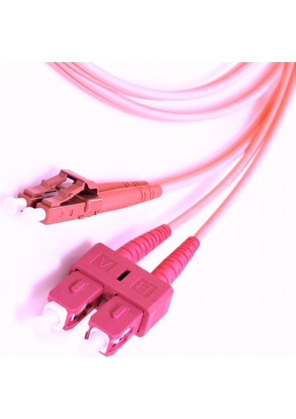 Fiber Kablo 2 Metre Sc-Lc Om4 Multi Mode 2.0mm 50/125 Duplex Patch Cord