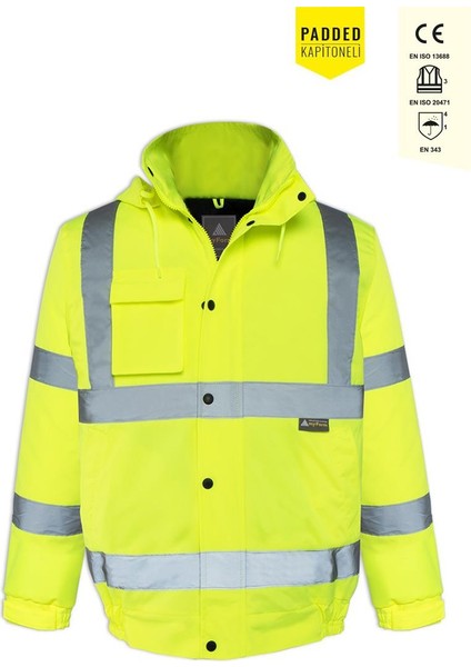 Hı-Vıs Mont Olympus Essential Bomber Lined Jacket