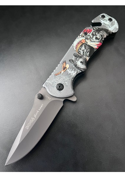 Kamp Outdoor Soga Çelik Çakı 22 cm