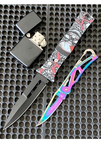 Zfr 01 Metal Çakı Çakmak Set