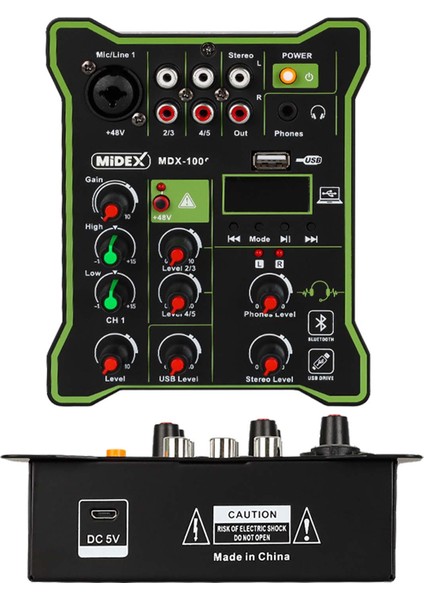 Cx2 Functional Paket-5 Stüdyo Mikrofon Ses Kartlı Mikser Kulaklık Stand