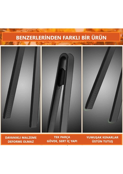 Silikon İnce Siyah Maşa fiyatları
