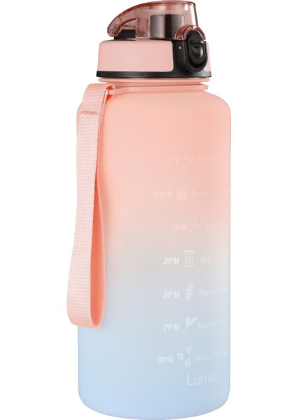 Lumin Su Matarası 1,5 Litre Motivasyon Matarası Bpa Free Su Şişesi Suluk Water Bottle fırsatları