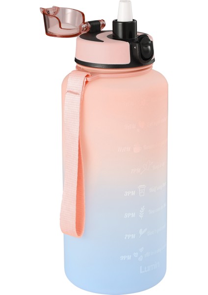 Lumin Su Matarası 1,5 Litre Motivasyon Matarası Bpa Free Su Şişesi Suluk Water Bottle indirimleri