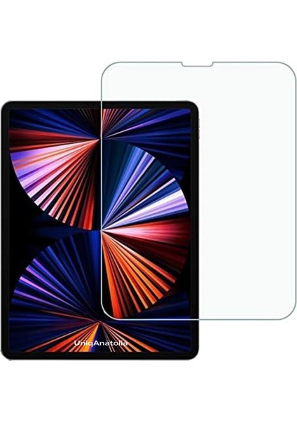 Apple iPad Pro 3.nesil 12.9 Inç 2018 Uyumlu Temperli Kırılmaz Ekran Koruyucu