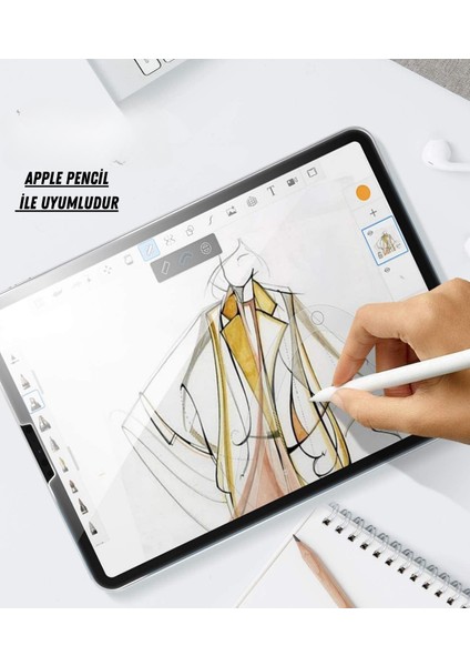 Apple iPad Pro 3.nesil 12.9 Inç 2018 Uyumlu Temperli Kırılmaz Ekran Koruyucu fiyatları