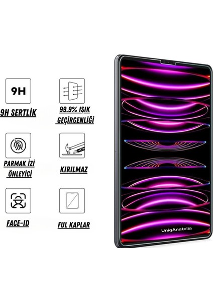 Apple iPad Pro 3.nesil 12.9 Inç 2018 Uyumlu Temperli Kırılmaz Ekran Koruyucu indirimleri