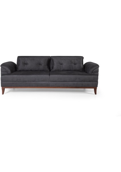 Perla Sofa Madrid Üçlü Yataklı Kanepe Bora Antrasit