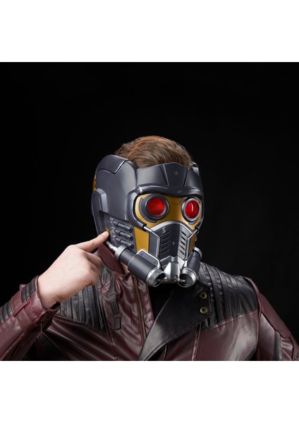 Guardians Of The Galaxy - Marvel Legends Star-Lord Premium Elektronik Kask (Işık ve Ses Efektli)