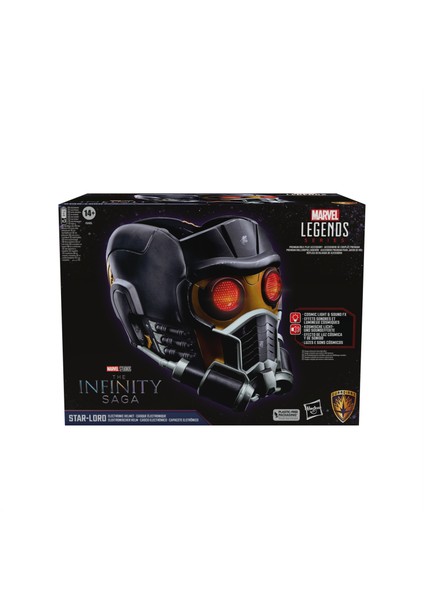 Guardians Of The Galaxy - Marvel Legends Star-Lord Premium Elektronik Kask (Işık ve Ses Efektli)