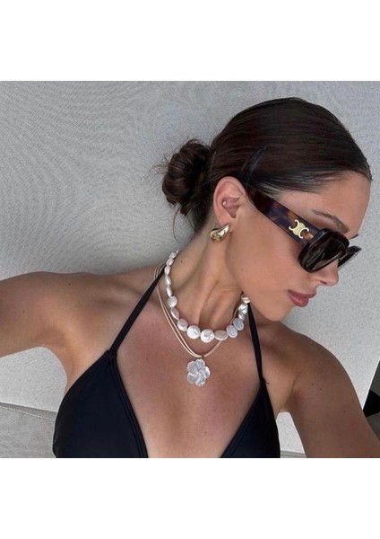 Gold Botte Damla Küpe modelleri