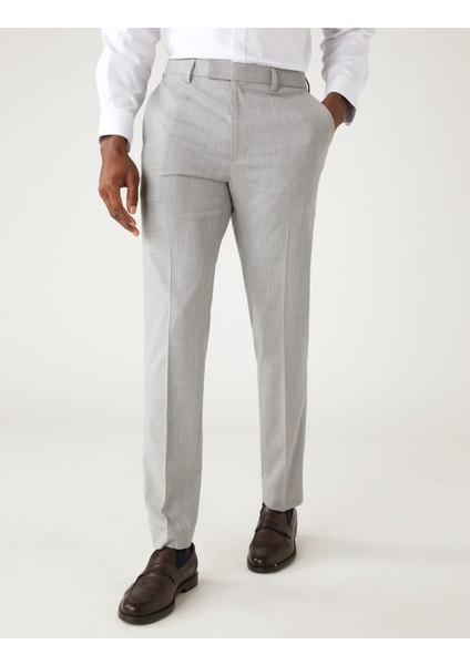 Marks & Spencer Tailored Fit Dokulu Pantolon