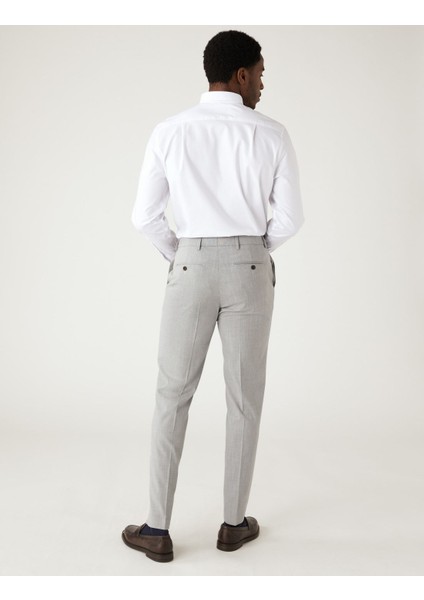 Marks & Spencer Tailored Fit Dokulu Pantolon