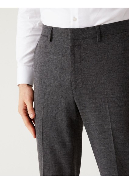 Marks & Spencer Slim Fit Yün Pantolon