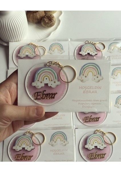 Pleksi Anahtarlık 20 Adet Doğumgünü, Yenidoğan Hediyelik fiyatları