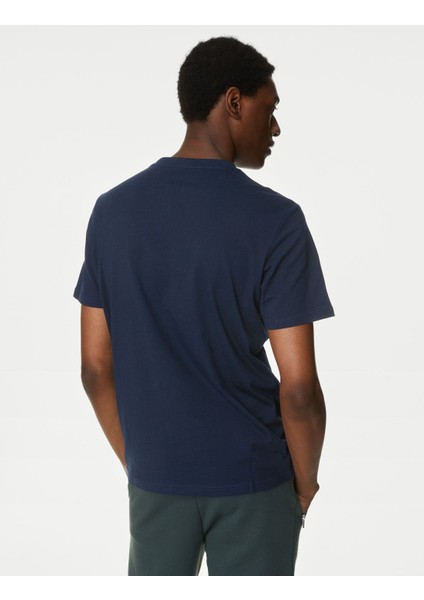 Saf Pamuklu 3'lü V Yaka T-Shirt