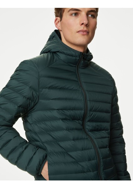 Stormwear™ Feather And Down Kapüşonlu Puffer Şişme Mont