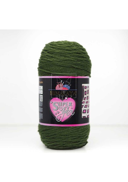 Super Soft Yarn 80807 Koyu Haki