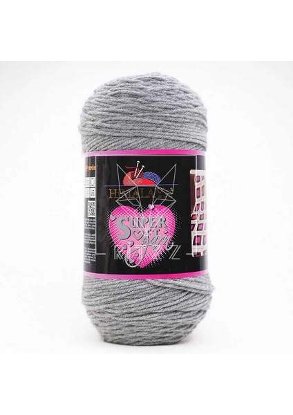 Super Soft Yarn 80864 Orta Gri