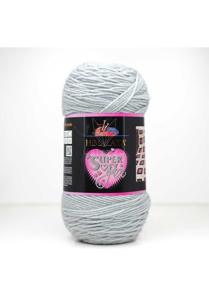 Super Soft Yarn 80803 Açık Gri