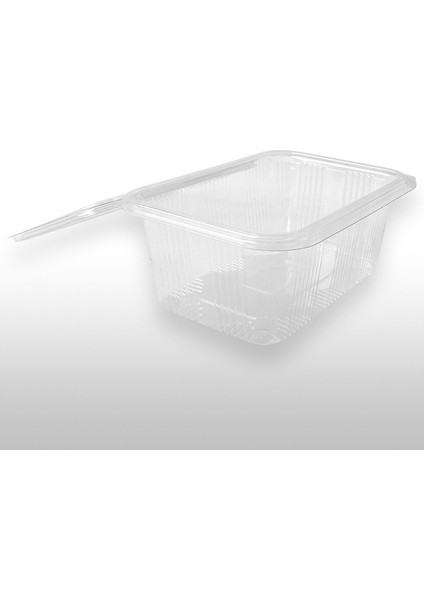 Plastik Sızdırmaz Kap 1000 cc Kendinden Kapaklı 100'lü