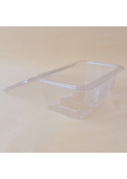 Plastik Sızdırmaz Kap 1000 cc Kendinden Kapaklı 100'lü