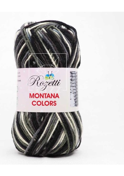 Rozetti Montana Colors / Siyah Gri Beyaz / 157-12