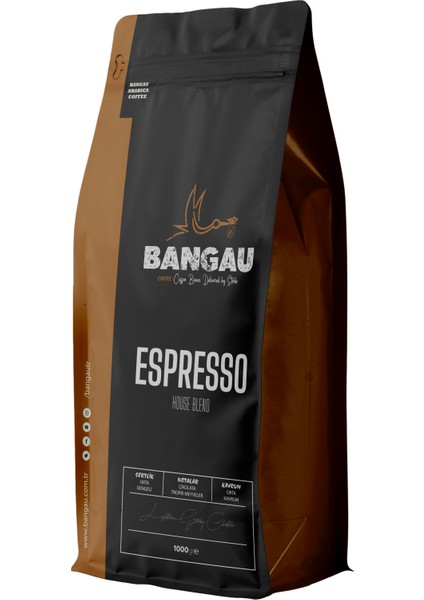 Espresso Coffee Crema Blend Çekirdek Kahve 1 kg