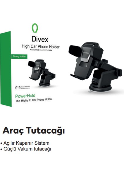 Vantuzlu DH-352 Araç Tutacağı fiyatları