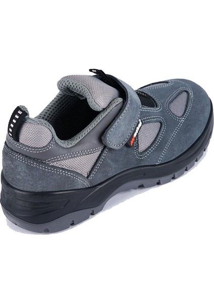 157 Jüpiter S1 Süet Deri Çelik Burunlu Gri Antistatik Kaymaz Tabanlı İş Güvenlik Ayakkabısı modelleri