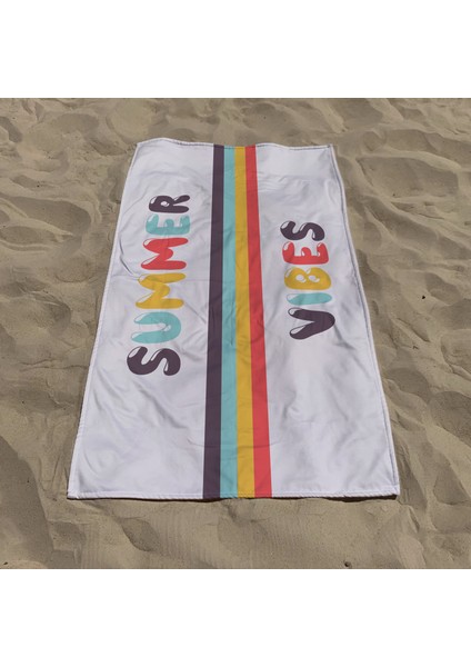 Summer Vibes / Retro Plaj Havlusu