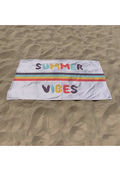 Summer Vibes / Retro Plaj Havlusu