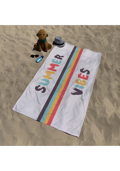 Summer Vibes / Retro Plaj Havlusu