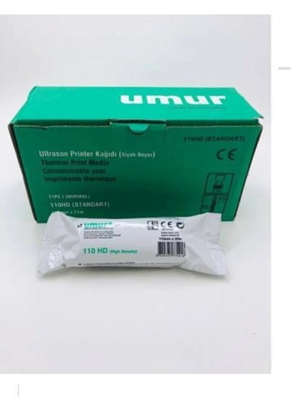 110 Hd Ultrason Printer Kağıdı Sony ve Mitsubishi Uyumlu 10 Adet